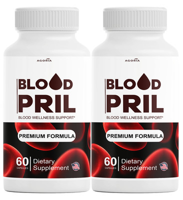 (2 Pack) Bloodpril Advanced Blood Health Support Formula Blood Pril Capsules