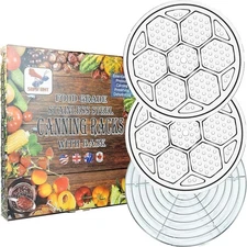 Canning Rack - Pot Rack - Canning Rack for Water Bath Canner Rack - Stainless...