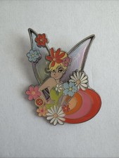 Disneyland Paris Tinker Bell Flowers Stained Glass Wings DLP Disney Pin G4