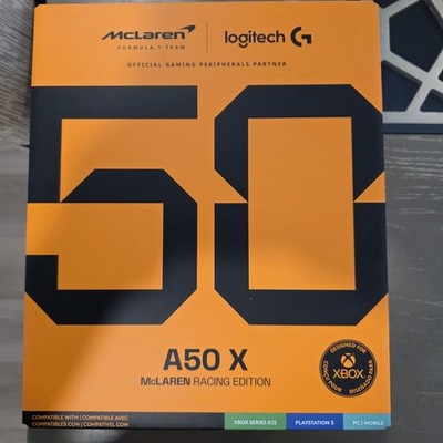 LOGITECH G ASTRO A50 X  WIRELESS GAMING HEADSET + BASE STATION  McLaren Edition