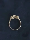 Vintage 925 Sterling Silver Kama Sutra 69 Position Lovers Figural Sex Ring 9,5