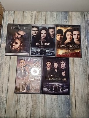 Brand New Twilight Saga 5 Movies Never Opened Dvd