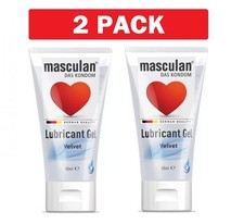 2 Pack Masculan Lubricant Gel Velvet 50 ml/1.7 fl Oz