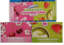 OREO Strawberry Matcha And  OREO Cherry Sakur...