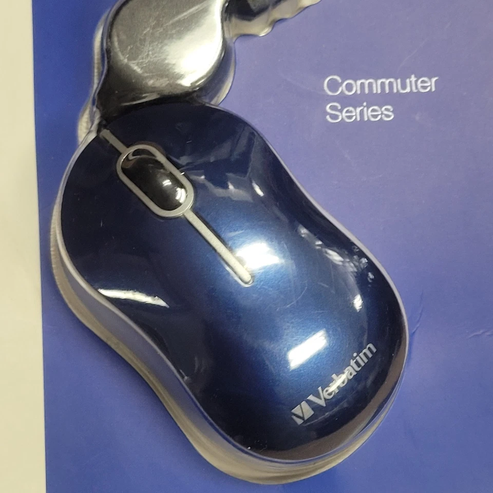 USB Verbatim USB Corded Mini Travel Optical Wired Mouse for Mac and PC USB - Image 2 of 2