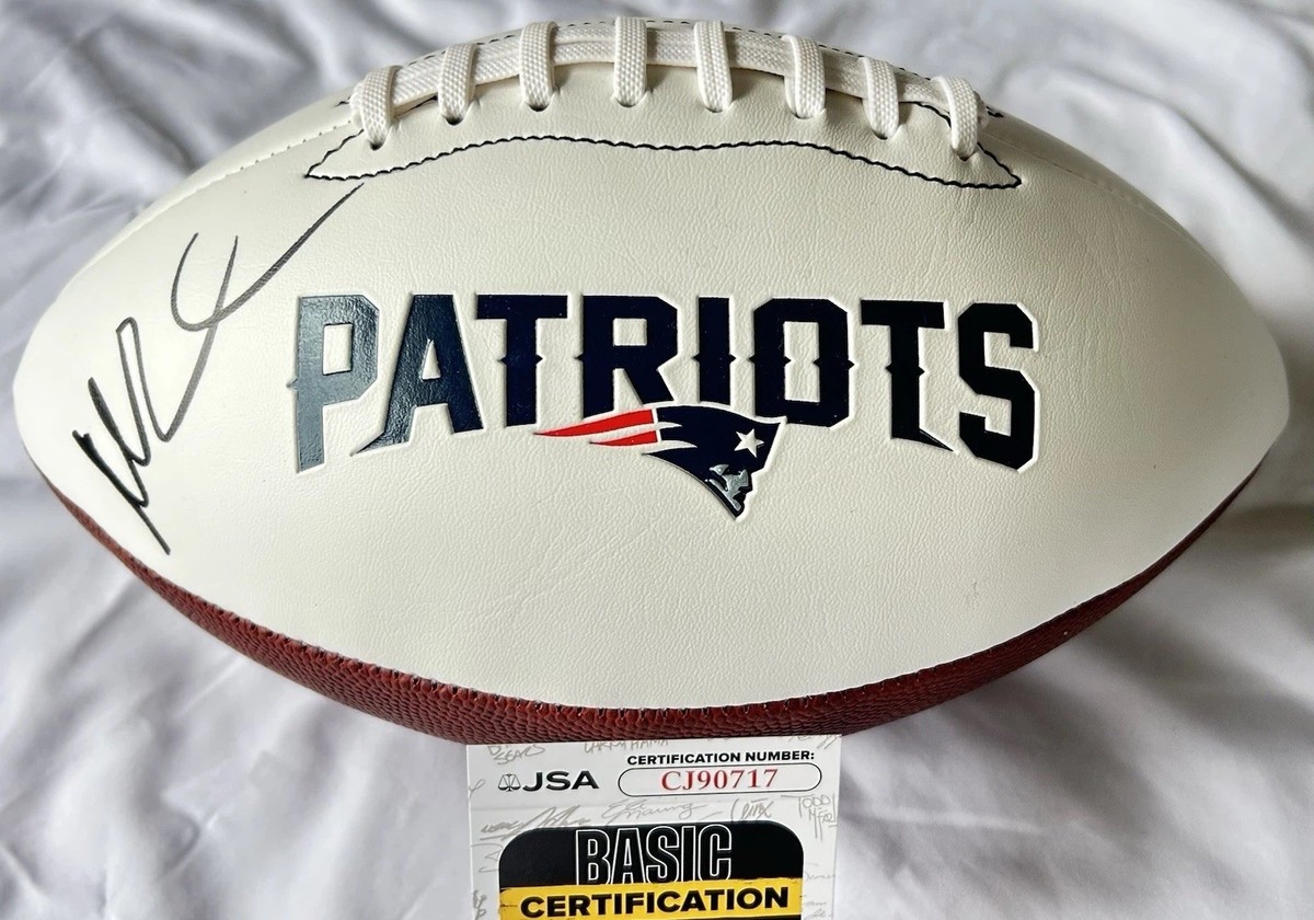 Mike Vrabel Signed New England Patriots White Panel Football