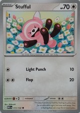111/132 STUFFUL COMMON MEGA EVOLUTION POKEMON CARD