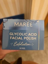 Maree Glycolic Acid Renewing Pads Collagen Booster 50 pads SEALED BOX