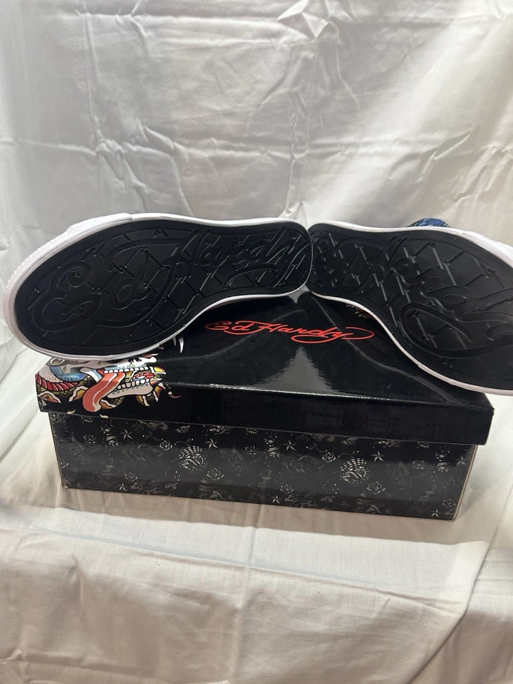 Ed Harvey blue shoes size 9 - Image 3 of 4