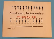 SB1-H1: Vintage Watch Hands "Fontainemelon" 8¾ Ligne FHF Swiss 1 ère Qualité
