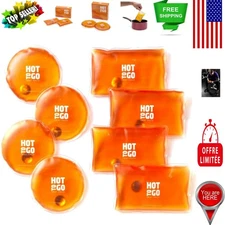 Eco-Friendly Disposable Alternative: 8 Compact Reusable Heat Packs for Adults