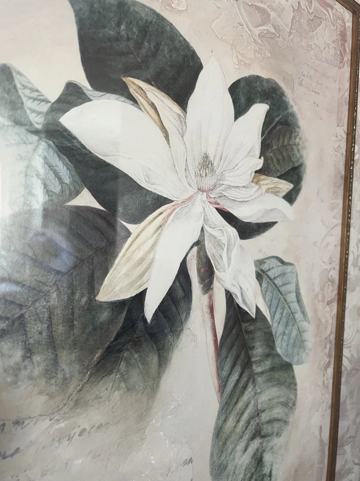 Antiguo adorno de arte de pared decorativo con marco dorado ornamentado Foto 3 de 4