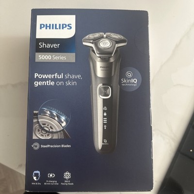 Philips Series 5000 Elektrorasierer Nass Trocken Carbon Grau S5887/13 NEU