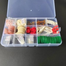 Piano Tuning Tool Regular Parts Kit Box with Felt  Paper Washers Accessories