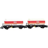 Arnold HN6720 N 2Er Set Gaskesselwagen, Sncf, Ep. Iv 'Aga Progas' N + Neu