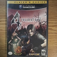 Resident Evil 4 Nintendo GameCube Player’s Choice CIB Complete Manual 2 Disc