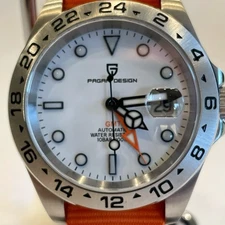 Pagani Design PD-1682 GMT V2 Stainless Steel Men's Wristwatch