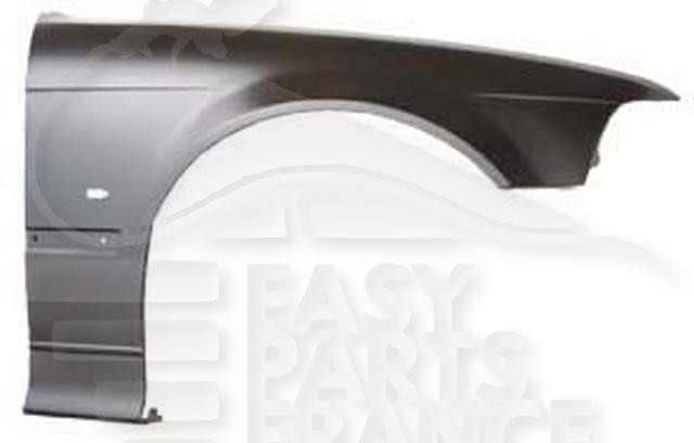 Aile avant droit pour BMW E36 Compact de 1990 à 1996 avec emplacement feu
