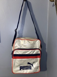 Vintage Puma Bag/Cross-Body /Sports Red/White/Blue - Made in Taiwan 1980’s