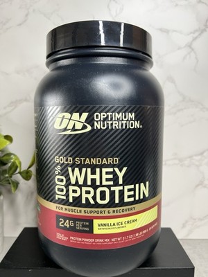 Optimum Nutrition Gold Standard 100% Whey Vanilla 31.7oz Exp 02/28