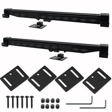 Barn Door Soft Close Mechanism 2 PCS No Drill Adjustable 70-160 LBS Hardware