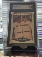 1960 Topps - Willie Mays, Bill Rigney #7