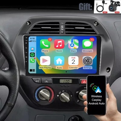 Apple Carplay For Toyota RAV4 2001-2006 Car Stereo Radio Android 15.0 GPS Camera