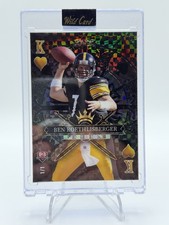 Wild Card - Double Sided - Ben Roethlisberger Cam Ward Stacked Deck 1/1 Football