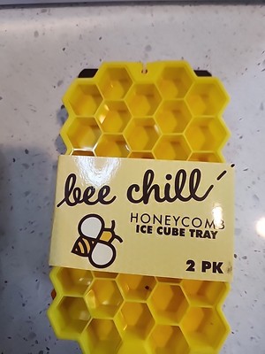 Honeycomb Bee Chill Ice Cube Trays 2 Pack