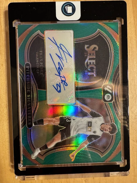 Fran Pérez Panini Prizm La Liga Pitchside Signatures Auto /5 Valencia #3/5