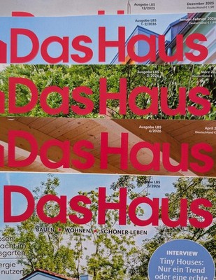 5 x Das Haus 12/2025-05/2026,  Bauen Wohnen Schöner leben
