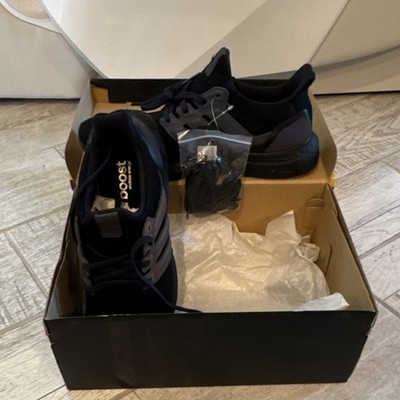 adidas Ultraboost Black Primeknit Cushioned Rubber Sole Men's Sneakers