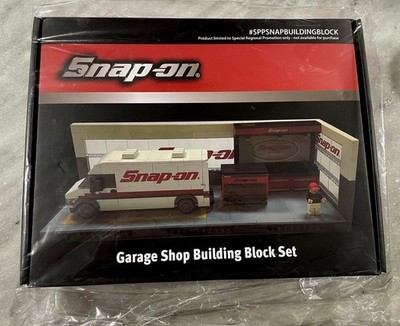 NEW Rare Snap-On Garage Shop Building Block Set SPPSNAPBUILDINGBLOCK