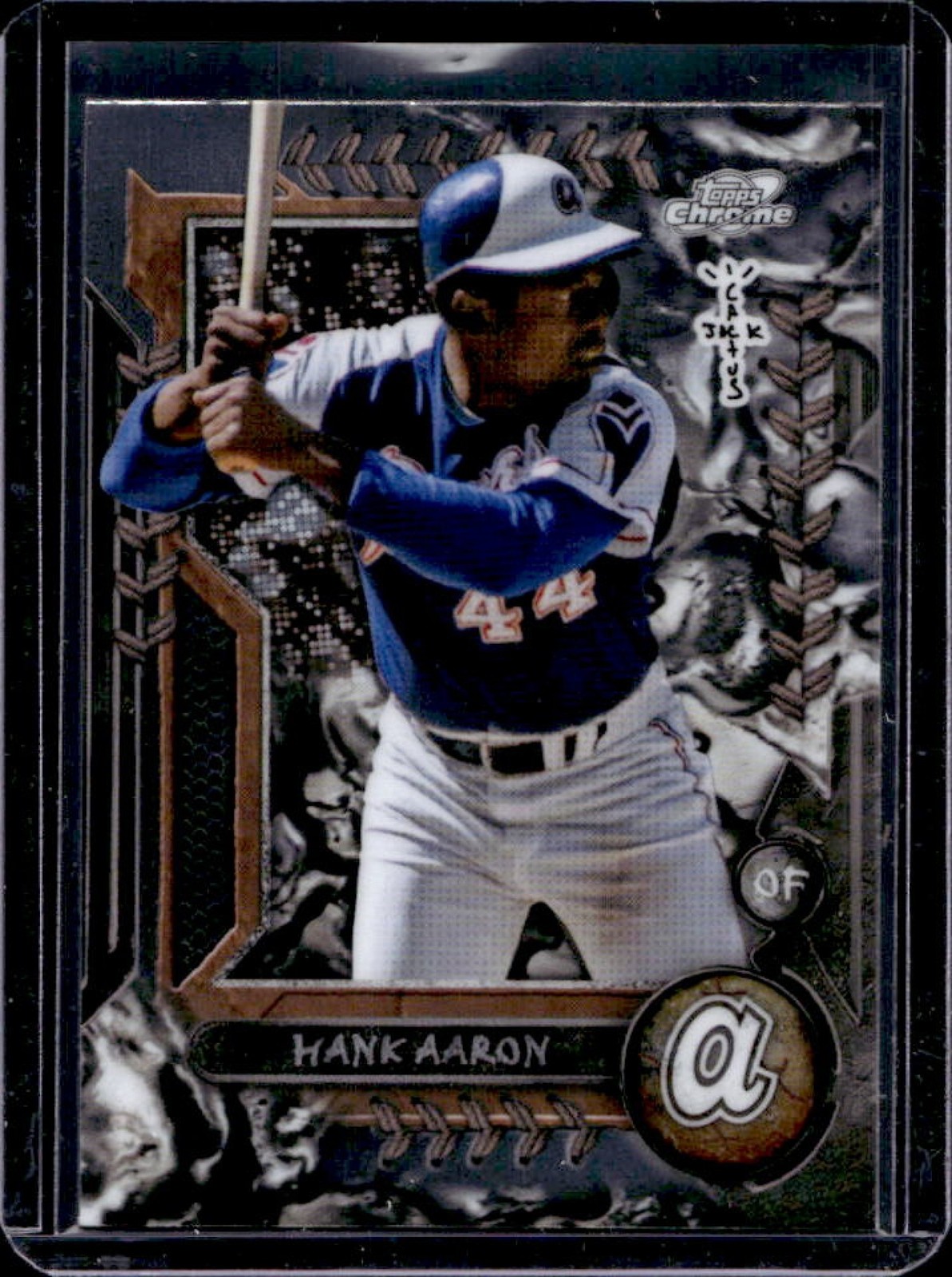 2024 Topps Cosmic Chrome x Cactus Jack Hank Aaron #21 Braves