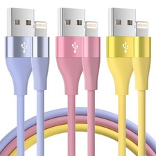 3 Pack 10FT OEM Original Fast Charger Cable Cord For iPhone X 11 12 13 14 Pro MA