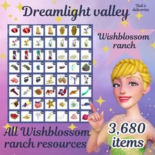 Dreamlight Valley Resources 💕 wishblossom ranch pack
