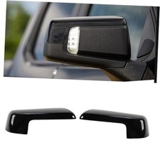 Mirror Caps Fitment for 2019-2025 Chevy Silverado Silverado/Sierra 19-24 Black