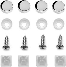 Stainless Steel Screws Fasteners for License Plates, Frames, and Covers on Domes
