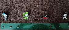 SNOOPY PIN - metal enamel set lot woodstock peanuts lapel SAVE 25 ON 2 PINS