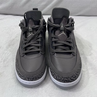 Jordan Spizike Low Cave Stone Anthracite Rattan FQ1759-201 Leather Men's 10.5