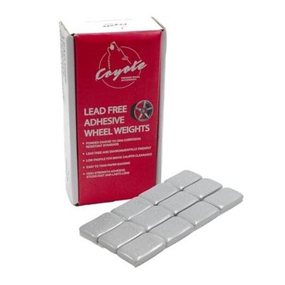 1 Oz Low Profile Stick-On 1 Oz Segment 18-4 Oz Strip (4 1/2 Lbs) Silver