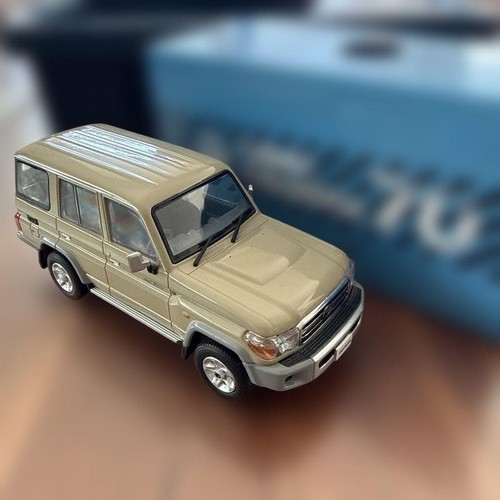 Toyota Re-released Land Cruiser 70 Color Sample Miniature Car Beige ...
