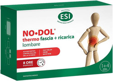 ESI, No-Dol Thermo Fasce Riscaldanti per Schiena Con Ricarica, Allevia I Dolori 