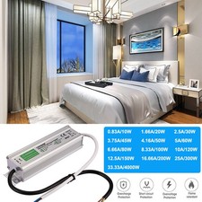 LED Driver Waterproof Power Supply Transformer Adapter DC 12V For LED Strips