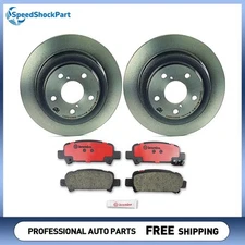 Brembo Rear Disc Brake Rotors Brake Pads for 1999-2003 Subaru Impreza
