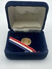 Danbury Mint Ronald Reagan 40th President 14K Gold Medal with original case — photo 3