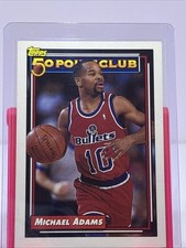 1992-93 Topps - 50 Point Club Michael Adams #206