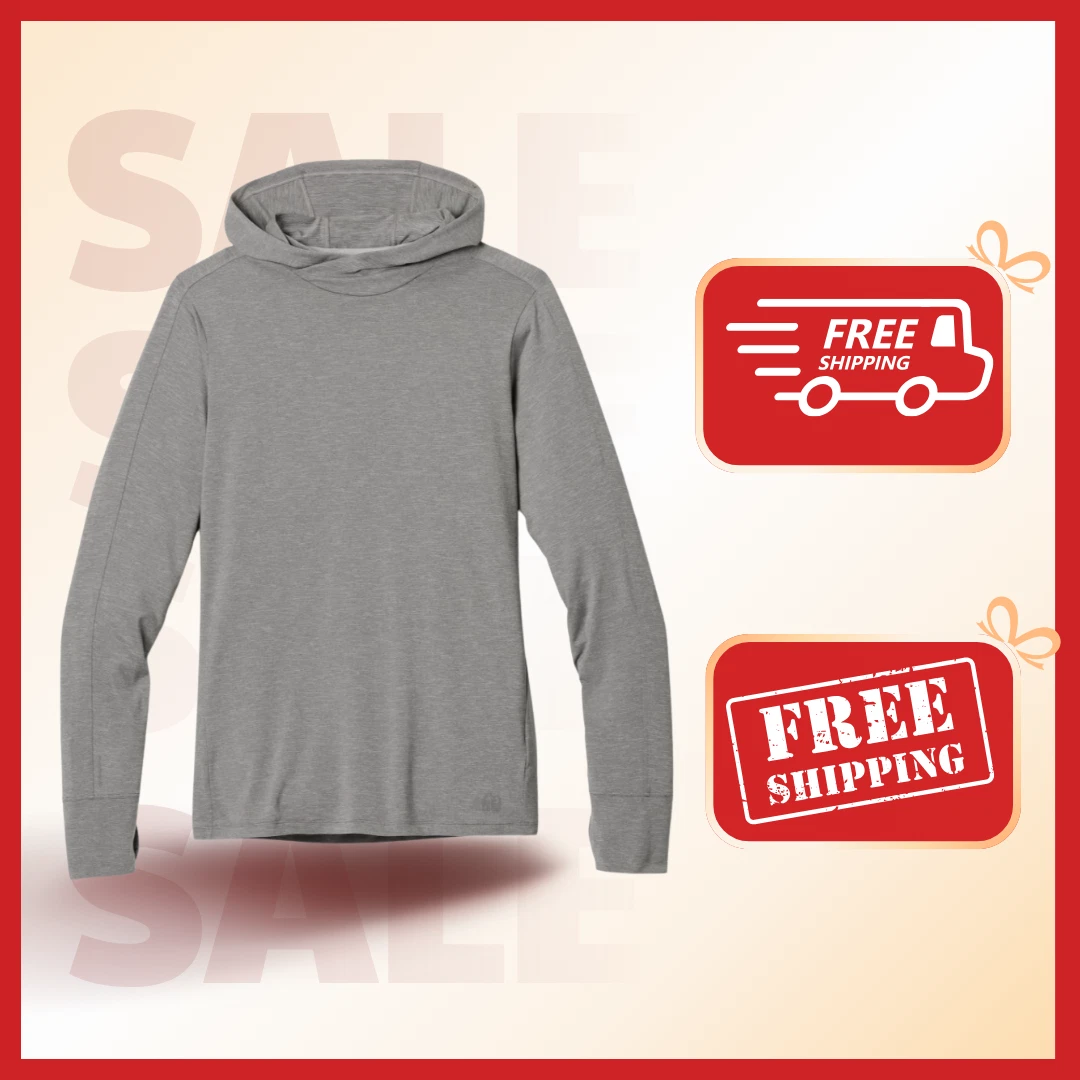 [HOT SALE] REI Co-op Sahara Shade Hoodie Men's Black Heather Size L Sun Hoodie
Opens in a new window
