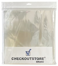 Clear Plastic OPP for 12" Vinyl 33 RPM Records Outer Sleeves 