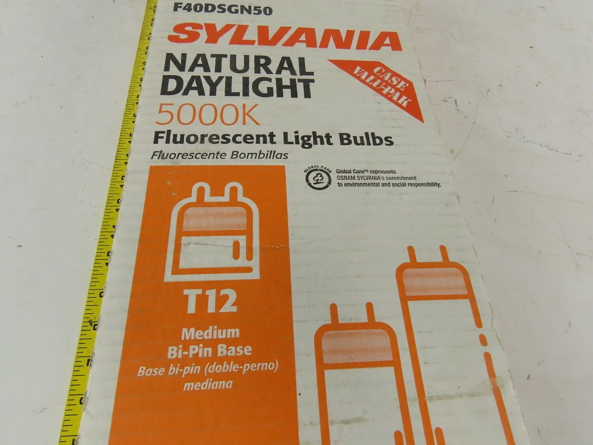 Sylvania F40DSGN50 40W T12 5000k Full Spectrum Fluorescent Light